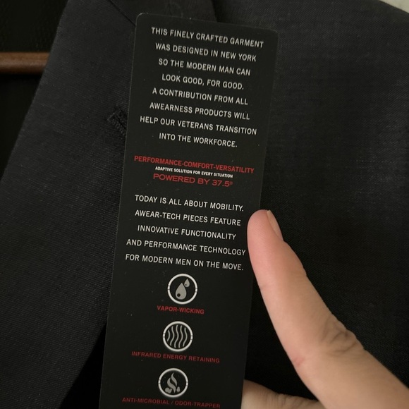 NWT Kenneth Cole Awarenss Awear-tech Sport Jacket 48R Formal Sleek Office - Picture 12 of 16